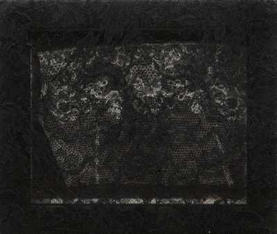 08 - ALI AHADI, UNTITLED (AFTER HENRY FOX TALBOT), 2018, 22.3 x 17.65 CM - LACE